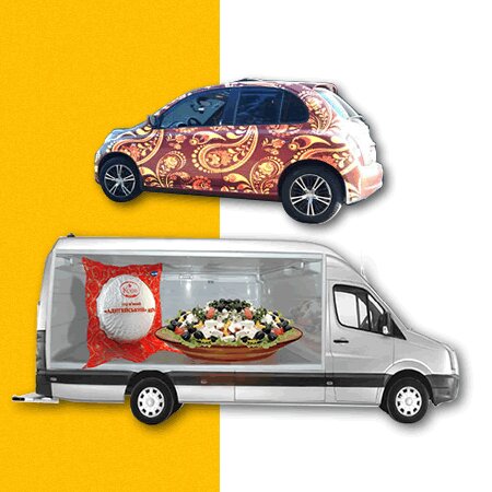 Car sticker design