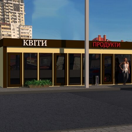 3D design of retail spaces